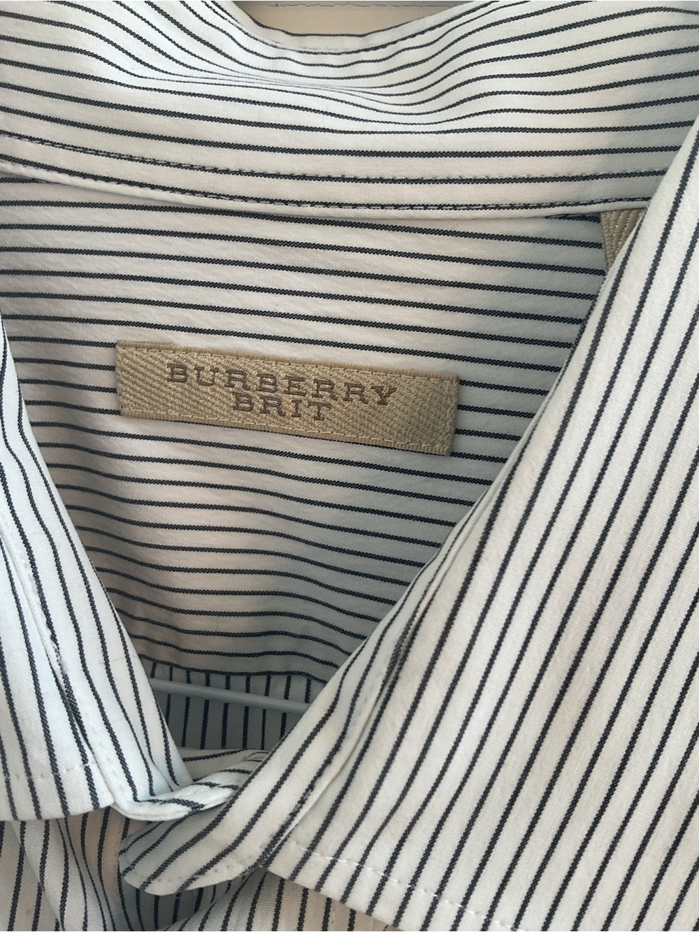 Burberry Brit Striped Button-Up Shirt